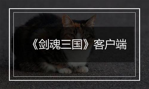 《剑魂三国》客户端
