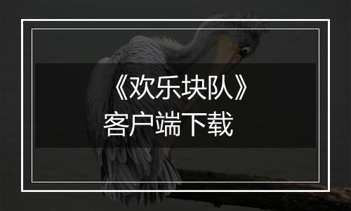 《欢乐块队》客户端下载