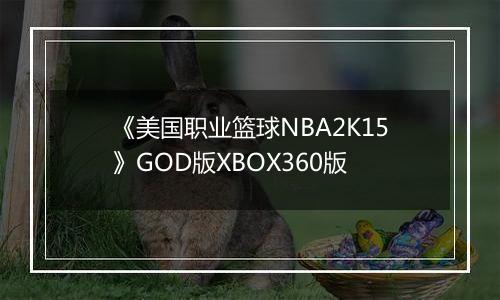 《美国职业篮球NBA2K15》GOD版XBOX360版
