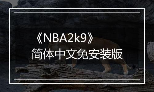 《NBA2k9》简体中文免安装版