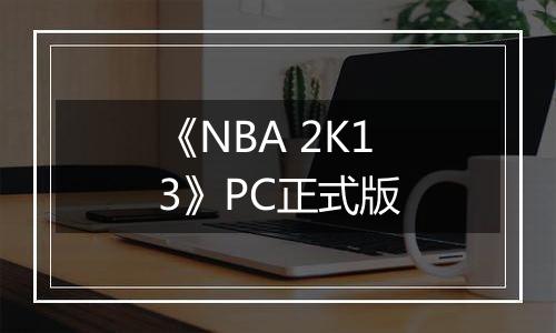 《NBA 2K13》PC正式版