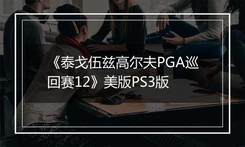 《泰戈伍兹高尔夫PGA巡回赛12》美版PS3版