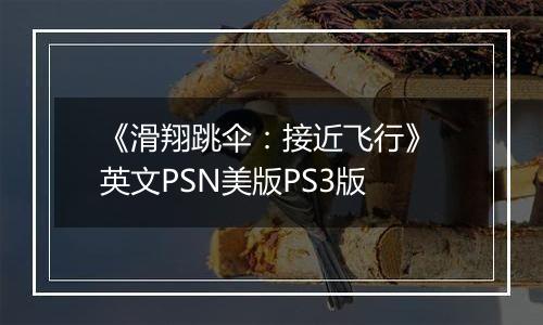 《滑翔跳伞：接近飞行》 英文PSN美版PS3版