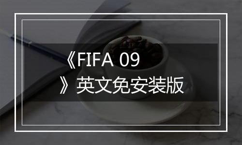 《FIFA 09》英文免安装版