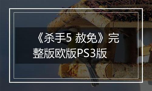 《杀手5 赦免》完整版欧版PS3版