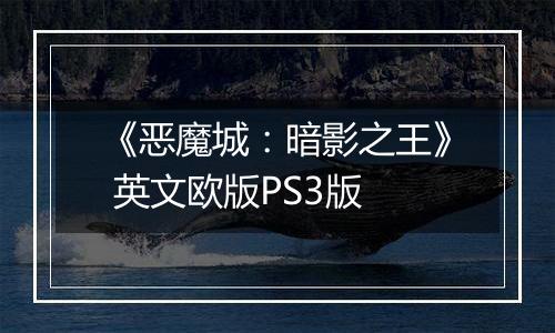 《恶魔城：暗影之王》 英文欧版PS3版