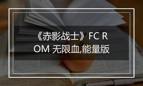 《赤影战士》FC ROM 无限血,能量版