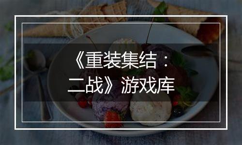 《重装集结：二战》游戏库