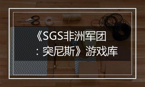 《SGS非洲军团：突尼斯》游戏库