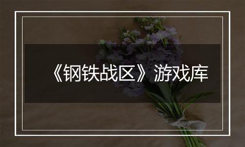 《钢铁战区》游戏库