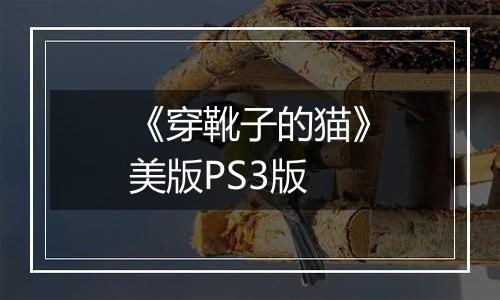 《穿靴子的猫》美版PS3版