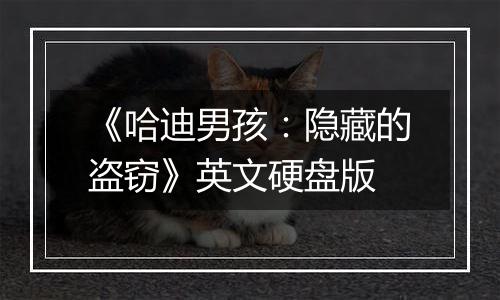 《哈迪男孩：隐藏的盗窃》英文硬盘版