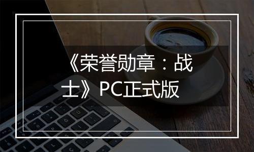 《荣誉勋章：战士》PC正式版