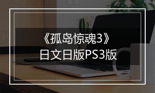 《孤岛惊魂3》 日文日版PS3版