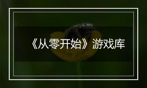 《从零开始》游戏库