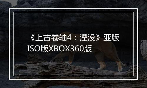 《上古卷轴4：湮没》亚版ISO版XBOX360版