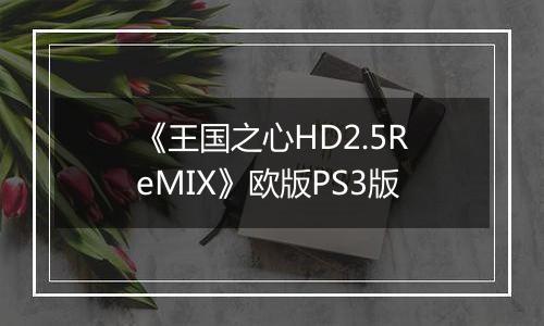 《王国之心HD2.5ReMIX》欧版PS3版