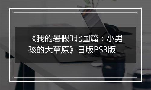 《我的暑假3北国篇：小男孩的大草原》日版PS3版