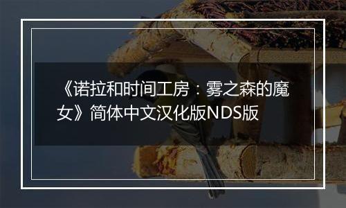 《诺拉和时间工房：雾之森的魔女》简体中文汉化版NDS版