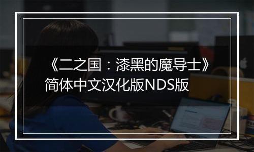 《二之国：漆黑的魔导士》简体中文汉化版NDS版