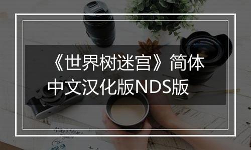 《世界树迷宫》简体中文汉化版NDS版