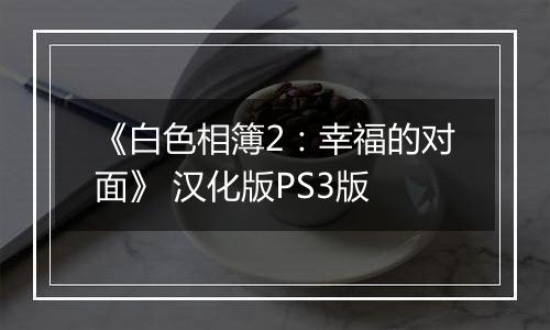 《白色相簿2：幸福的对面》 汉化版PS3版