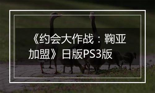 《约会大作战：鞠亚加盟》日版PS3版