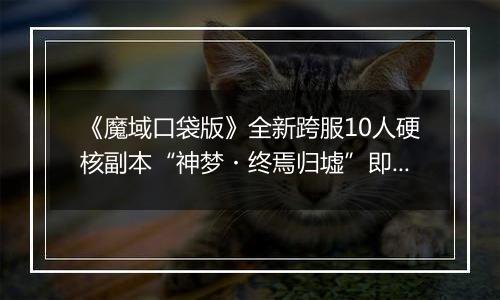 《魔域口袋版》全新跨服10人硬核副本“神梦・终焉归墟”即将上线！