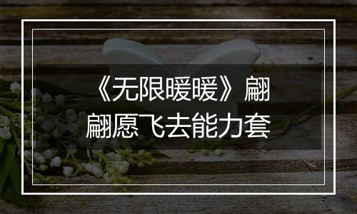 《无限暖暖》翩翩愿飞去能力套