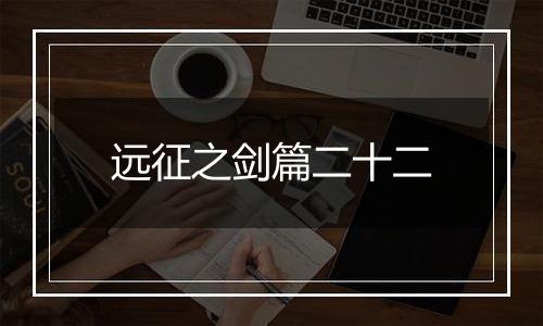 远征之剑篇二十二