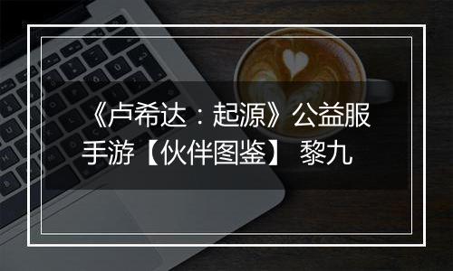 《卢希达：起源》公益服手游【伙伴图鉴】 黎九