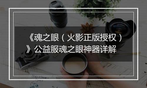 《魂之眼（火影正版授权）》公益服魂之眼神器详解