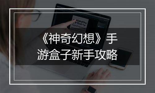 《神奇幻想》手游盒子新手攻略