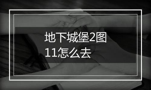 地下城堡2图11怎么去