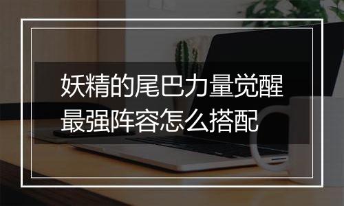 妖精的尾巴力量觉醒最强阵容怎么搭配
