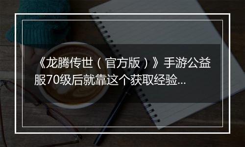 《龙腾传世（官方版）》手游公益服70级后就靠这个获取经验快速升级