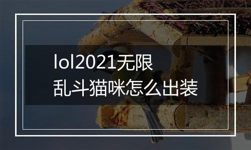 lol2021无限乱斗猫咪怎么出装