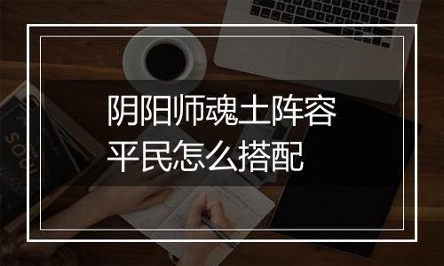 阴阳师魂土阵容平民怎么搭配