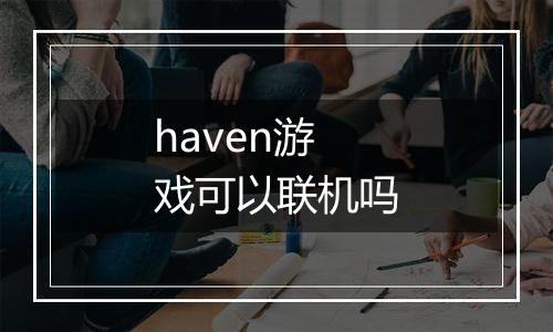 haven游戏可以联机吗