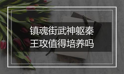镇魂街武神躯秦王攻值得培养吗