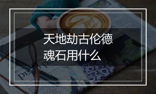 天地劫古伦德魂石用什么