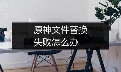 原神文件替换失败怎么办