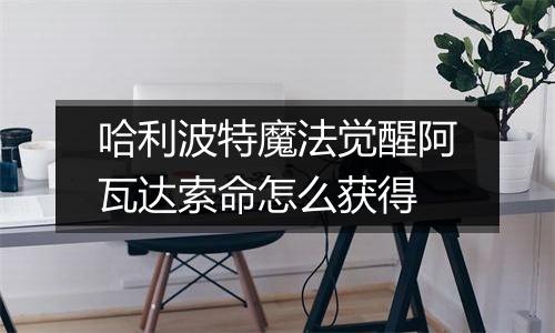 哈利波特魔法觉醒阿瓦达索命怎么获得