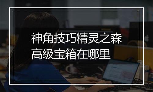 神角技巧精灵之森高级宝箱在哪里