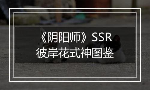 《阴阳师》SSR彼岸花式神图鉴