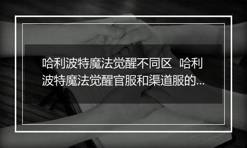 哈利波特魔法觉醒不同区  哈利波特魔法觉醒官服和渠道服的区别盘点