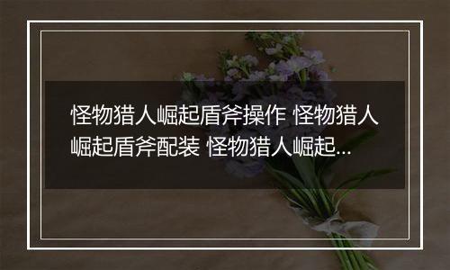 怪物猎人崛起盾斧操作 怪物猎人崛起盾斧配装 怪物猎人崛起图鉴