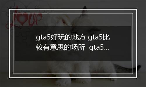 gta5好玩的地方 gta5比较有意思的场所  gta5里面的福利地点