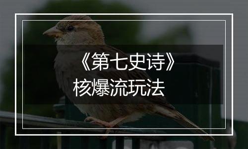 《第七史诗》核爆流玩法