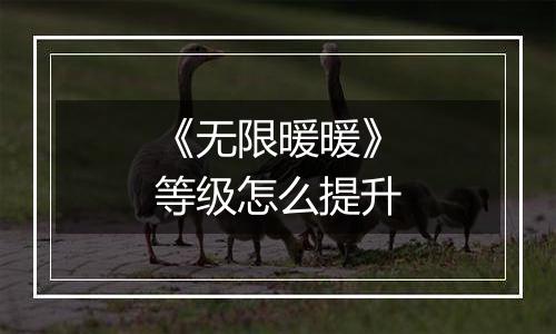 《无限暖暖》等级怎么提升